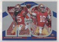 Jimmy Garoppolo, Richard Sherman #/99