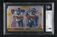 DeAndre Hopkins, J.J. Watt [BGS 9 MINT] #/10