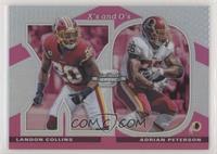 Adrian Peterson, Landon Collins #/75