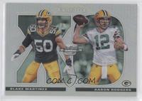 Aaron Rodgers, Blake Martinez #/165