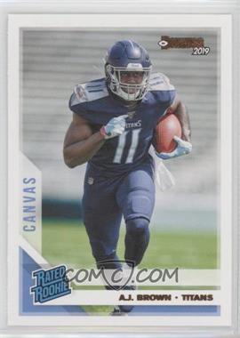 2019 Panini Donruss - [Base] - Canvas #314 - Rated Rookie - A.J. Brown