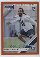 Rookies - Dakota Allen #/51