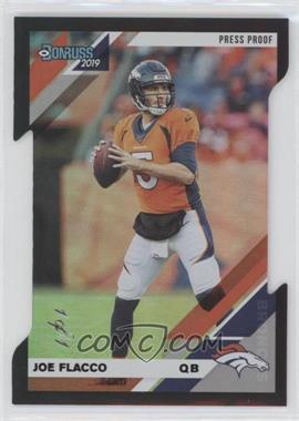 2019 Panini Donruss - [Base] - Press Proof Black Die-Cut #82 - Joe Flacco /1