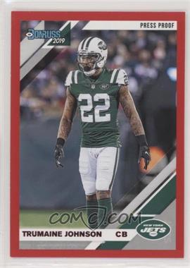 2019 Panini Donruss - [Base] - Press Proof Red #190 - Trumaine Johnson