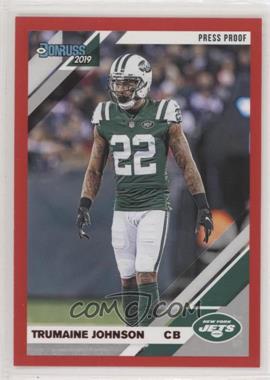 2019 Panini Donruss - [Base] - Press Proof Red #190 - Trumaine Johnson