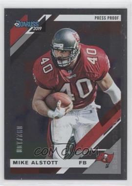 2019 Panini Donruss - [Base] - Press Proof Silver #242 - Mike Alstott /100