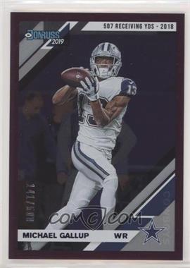 2019 Panini Donruss - [Base] - Stat Line Season #80 - Michael Gallup /500