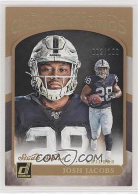 2019 Panini Donruss - Rookie Gridiron Kings - Studio Series #RGK-8 - Josh Jacobs /100