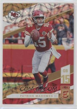 2019 Panini Donruss Elite - [Base] - Gold #14 - Patrick Mahomes II /8 [EX to NM]