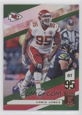 2019 Panini Donruss Elite - [Base] - Green #100 - Chris Jones