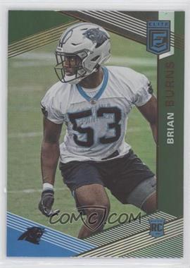 2019 Panini Donruss Elite - [Base] - Green #180 - Rookies - Brian Burns