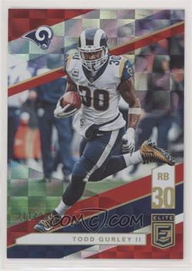 2019 Panini Donruss Elite - [Base] - Red #39 - Todd Gurley II /299