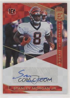 2019 Panini Donruss Elite - Elite Rookie Autographs - Red #RA-SM - Stanley Morgan Jr. /99