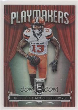 2019 Panini Donruss Elite - Playmakers #PM-4 - Odell Beckham Jr.