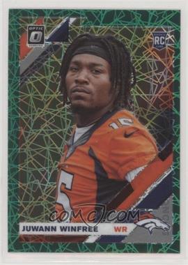 2019 Panini Donruss Optic - [Base] - Green Velocity Prizm #147 - Rookies - Juwann Winfree