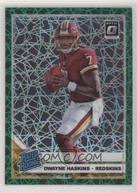 2019 Panini Donruss Optic - [Base] - Green Velocity Prizm #151 - Rated Rookie - Dwayne Haskins