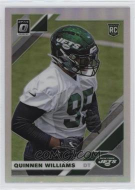 2019 Panini Donruss Optic - [Base] - Holo Prizm #103 - Rookies - Quinnen Williams