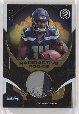 2019 Panini Elements - Radioactive Rookie Materials - Gold #RR-15 - DK Metcalf /99