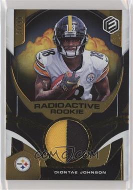 2019 Panini Elements - Radioactive Rookie Materials - Gold #RR-24 - Diontae Johnson /99