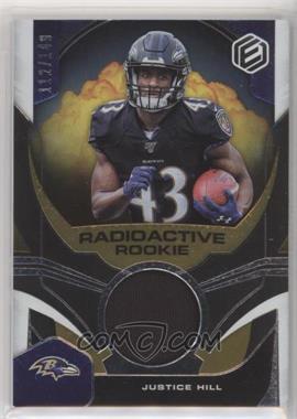 2019 Panini Elements - Radioactive Rookie Materials #RR-30 - Justice Hill /149