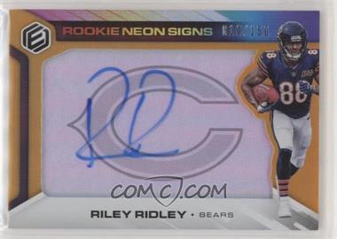 2019 Panini Elements - Rookie Neon Signs - Orange #RNS-RR - Riley Ridley /150