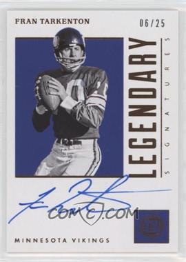 2019 Panini Encased - Legendary Signatures #LS-FTA - Fran Tarkenton /25