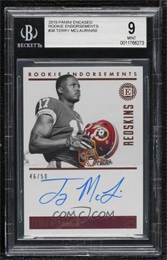 2019 Panini Encased - Rookie Endorsements #RE-TML - Terry McLaurin /50 [BGS 9 MINT]