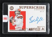 Baker Mayfield [Uncirculated] #9/25