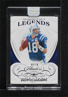 2019 Panini Flawless - [Base] - Sapphire #81 - Legends - Peyton Manning /10 [Uncirculated]