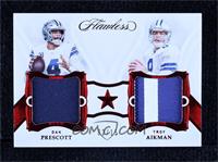 Dak Prescott, Troy Aikman #/15