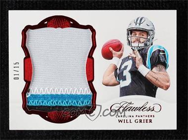 2019 Panini Flawless - Rookie Patches - Ruby #PAT-WGR - Will Grier /15