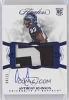 Flawless Rookie Patch Autographs - Anthony Johnson #/15