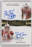 Kelvin Harmon, Ryan Finley [EX to NM] #/25