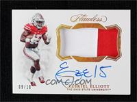 2020 Panini Flawless Collegiate Update - Ezekiel Elliott #/10