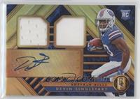 Rookie Jersey Autographs Double - Devin Singletary #/75