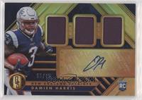 Rookie Jersey Autographs Triple - Damien Harris #/75