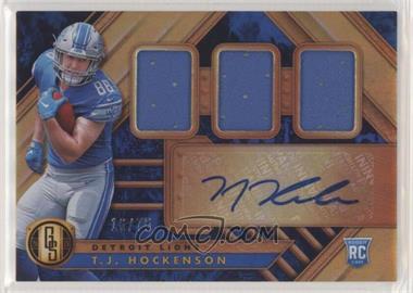 2019 Panini Gold Standard - [Base] #290 - Rookie Jersey Autographs Triple - T.J. Hockenson /75