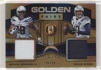 Melvin Gordon III, Philip Rivers #/49