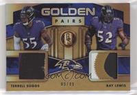 Ray Lewis, Terrell Suggs #/49