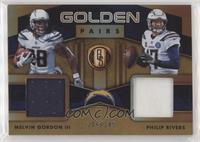 Melvin Gordon III, Philip Rivers #/149