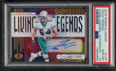 2019 Panini Illusions - Living Legends - Autographs #LL-ZT - Zach Thomas /10 [PSA 10 GEM MT]