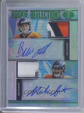 2019 Panini Illusions - Rookie Reflections Dual Patch Autographs - Green #RR-DN - Drew Lock, Noah Fant /30