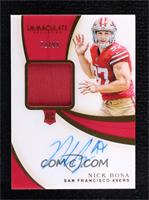 Rookie Patch Autographs - Nick Bosa #/99