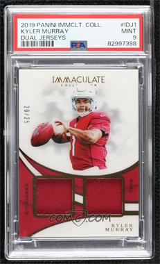 2019 Panini Immaculate Collection - Immaculate Dual Jerseys #IDJ-1 - Kyler Murray /25 [PSA 9 MINT]