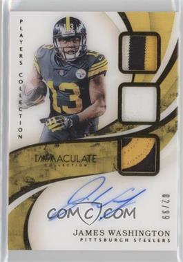2019 Panini Immaculate Collection - Immaculate Players Collection Autographs #PCA-JWA - James Washington /99