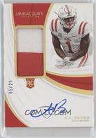 Rookie Patch Autographs - A.J. Brown #/25