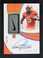 Rookie Patch Autographs - Justice Hill #/1