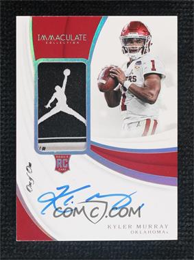 2019 Panini Immaculate Collection Collegiate - [Base] - Laundry Tag Brand Logo #145 - Rookie Patch Autographs - Kyler Murray /1