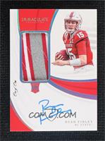 Rookie Patch Autographs - Ryan Finley #/1