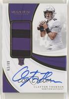 Rookie Patch Autographs - Clayton Thorson #/99